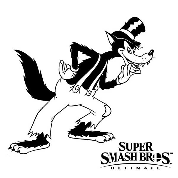 75+ Desenhos do Lobo Mau para Imprimir e Colorir