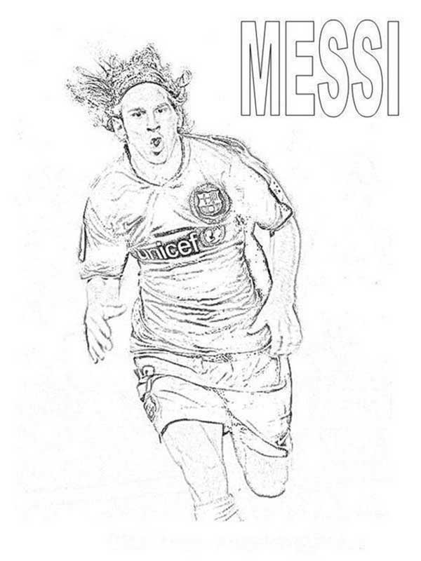desenhos de messi
