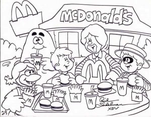 77+ Desenhos do McDonald's para Imprimir e ColoriPintar