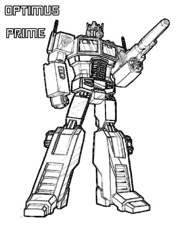 75+ Desenhos do Optimus Prime para Imprimir e Colorir