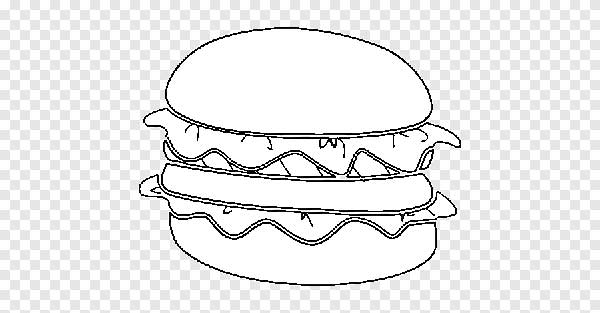 hamburguer para colorir desenhos de lanches