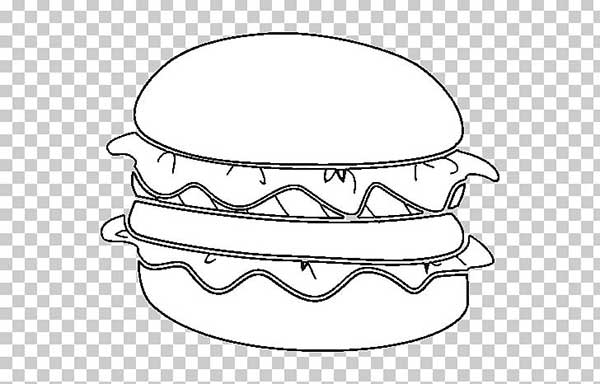 lanche para pintar fast food