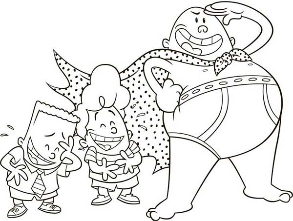 85+ Desenhos do Capitão Cueca para Imprimir e Colorir