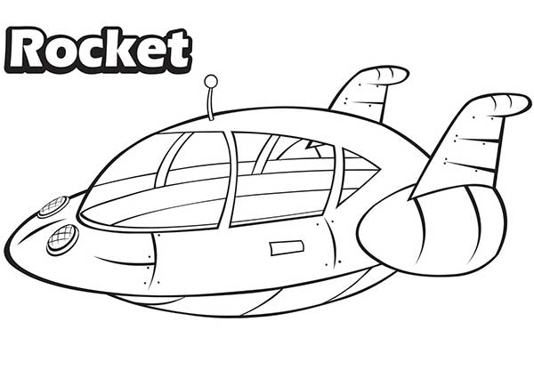 rocket para colorir para imprimir
