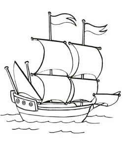 67+ Moldes de Barcos e Navios para Imprimir e Colorir