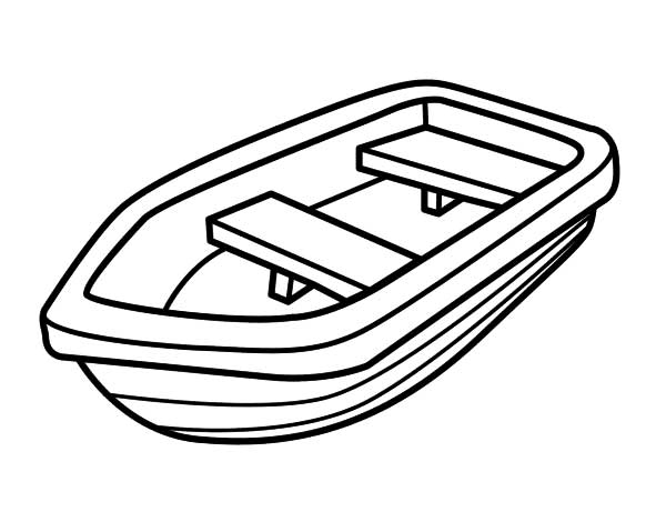 Barco pequeno 1 para pintar
