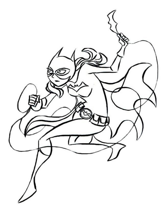 Desenhos do Batgirl Desenhos de Batgirl para impressão