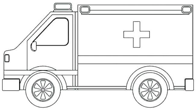 Desenhos de Ambulância