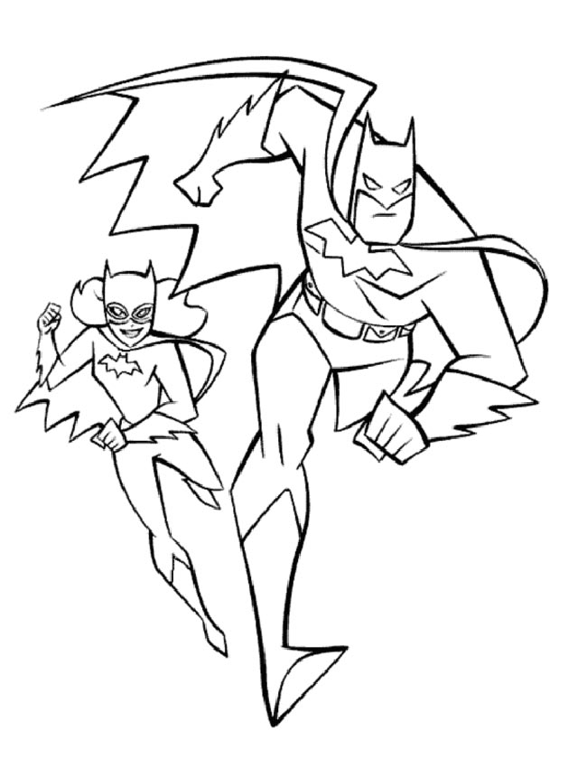 desenhos de Batgirl 3 Desenhos de Batgirl para colorir