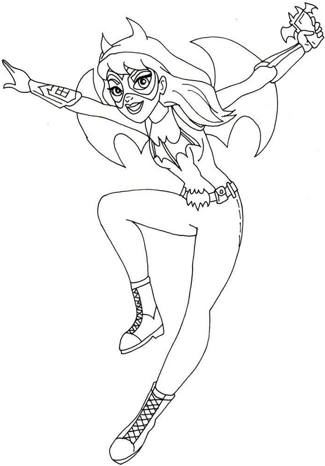 desenhos de Batgirl 5 para download