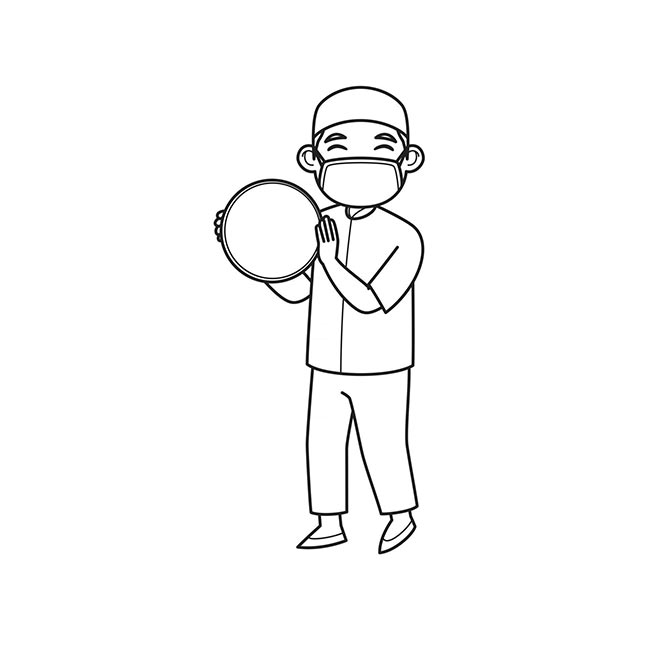 desenhos de pandeiros para impressao