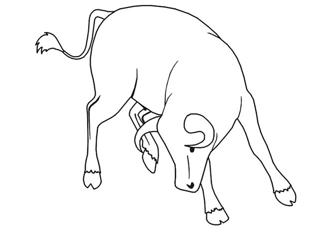 desenhos de touro para salvar touro para imprimir