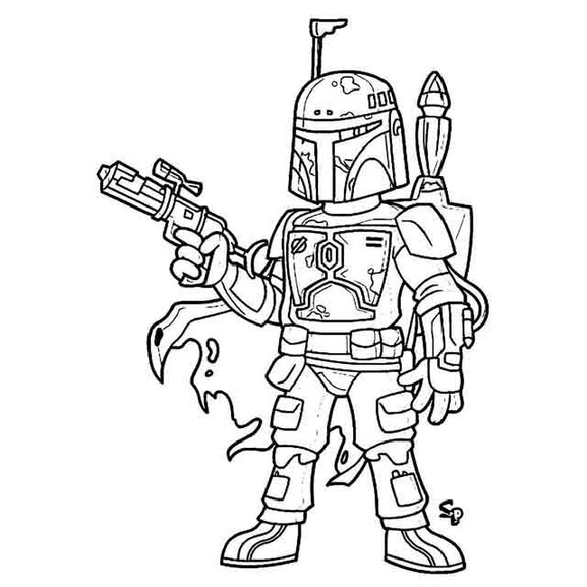 Desenhos de Mandalorian para pintar