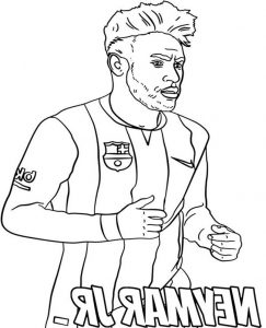 75+ Desenhos do Neymar para Imprimir e Colorir/Pintar