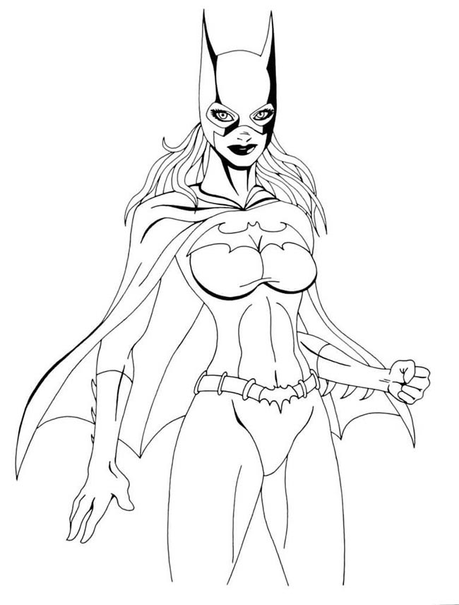 para mulheres Desenhos de Batgirl para impressão