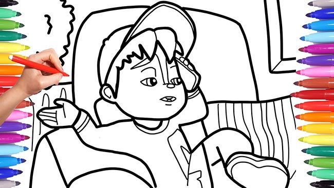 Alvin e os Esquilos para colorir 1 Alvin e os Esquilos para pintar