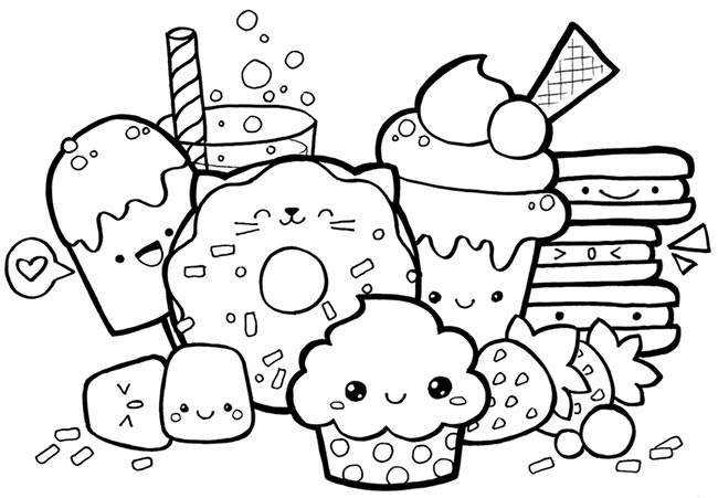Comidas Kawaii para imprimir Comidas Kawaii para imprimir