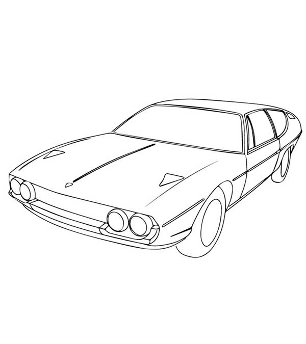 Lamborghini antiga Desenhos de Lamborghini para impressão