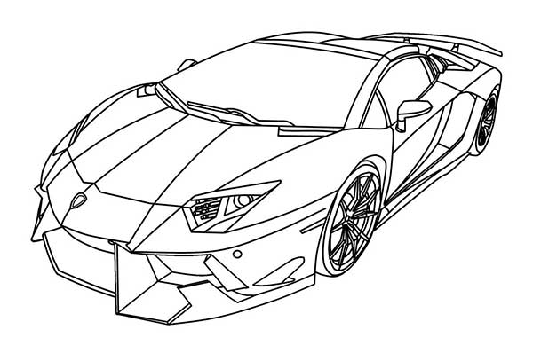 Lamborghini para pintar Desenhos de Lamborghini
