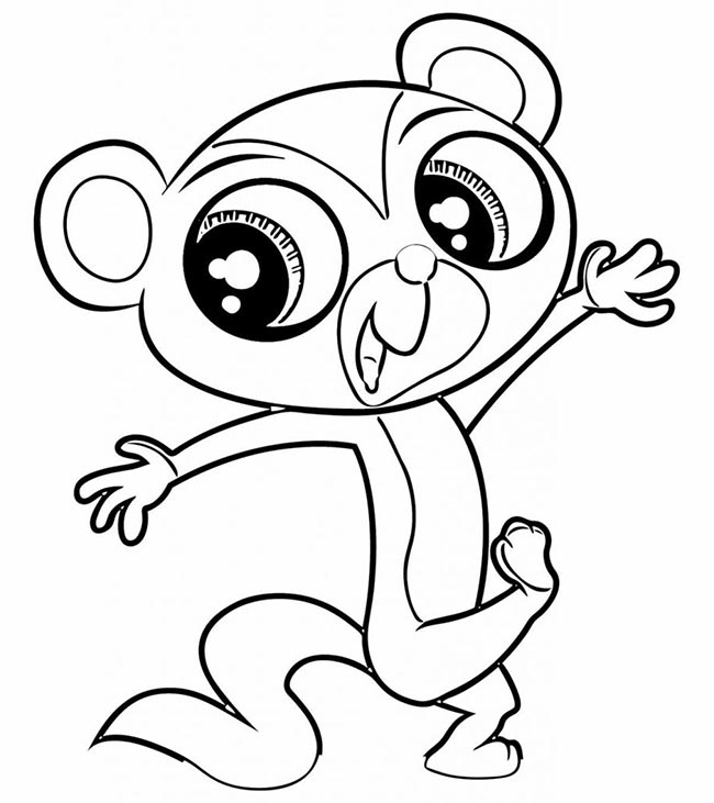 Littlest Pet Shop para pintar atividade infantil grátis