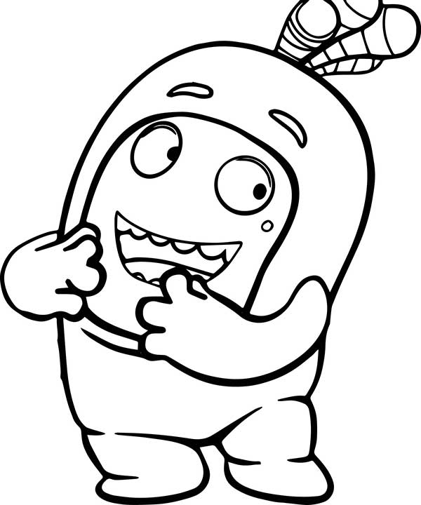 Oddbods para colorir Atividades de Oddbods para pintar