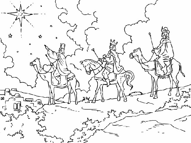 Desenhos dos Três Reis Magos