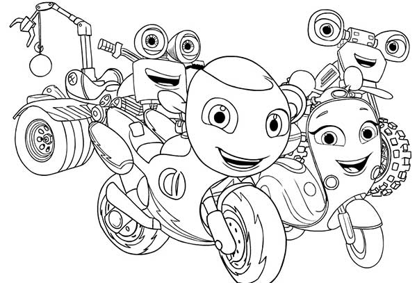 Ricky Zoom para impressao 4 animações da tv