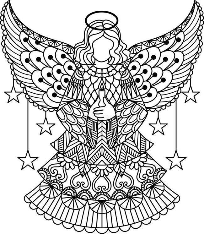 anjo para pintar 1