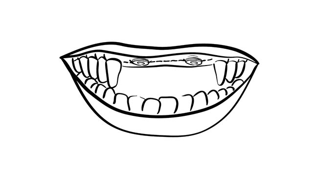boca para colorir boca para colorir