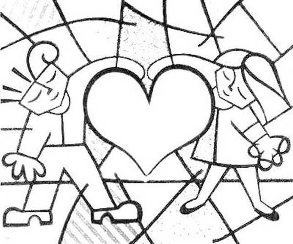 coracao do Romero Britto