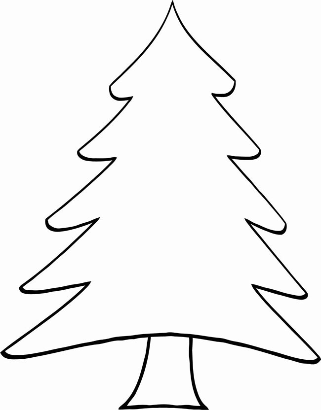 97+ Desenhos de Árvore de Natal para Colorir/Pintar