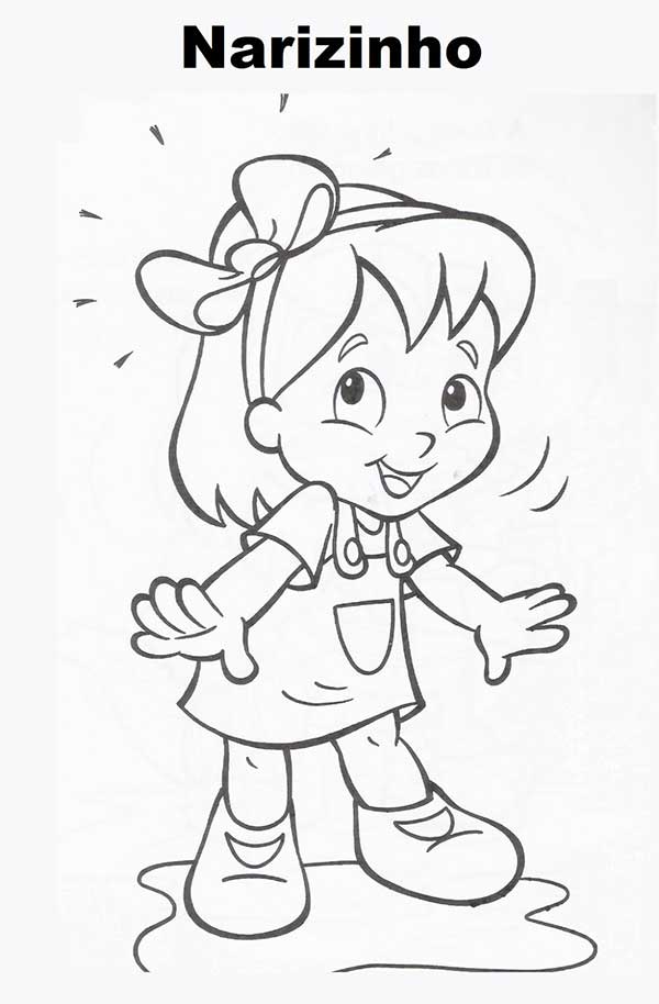 desenhos da narizinho para pintar
