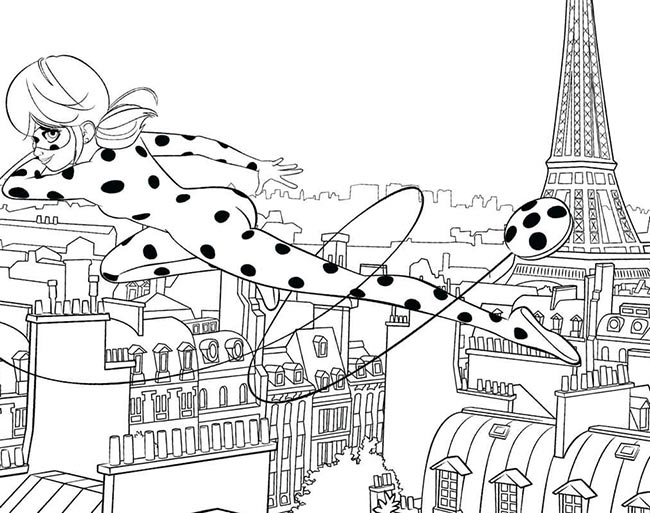 desenhos de Cat Noir 1 em paris