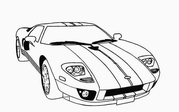 desenhos de Lamborghini para imprimir carro de corrida para colorir