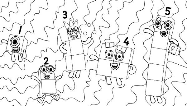 desenhos de Numberblocks 2 para download