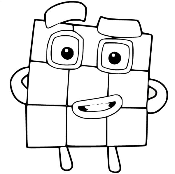 desenhos de Numberblocks atividades de Numberblocks