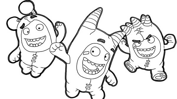 desenhos de Oddbods para colorir Desenhos de Oddbods