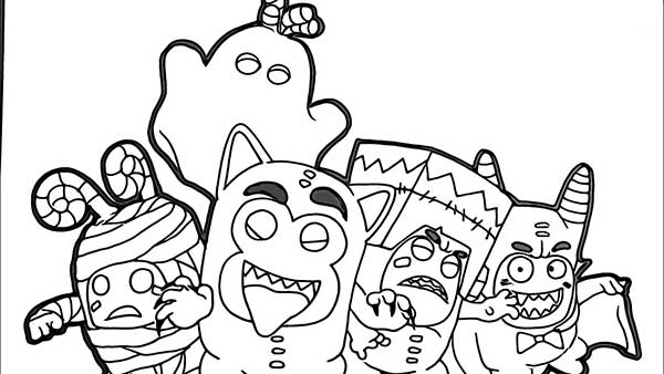 desenhos de Oddbods para imprimir 1 Atividades de Oddbods para colorir