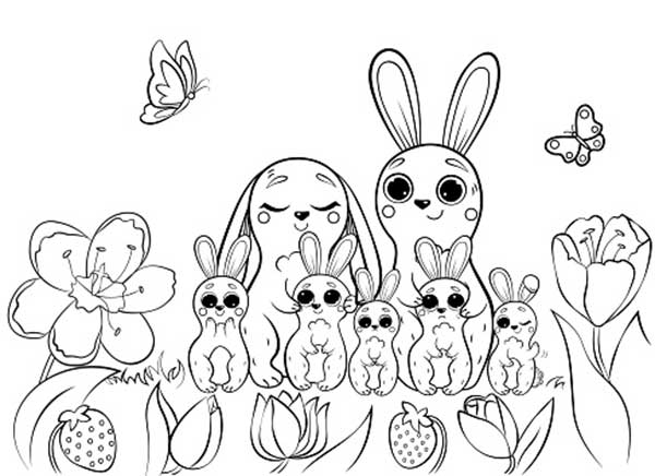 Sunny Bunnies para colorir