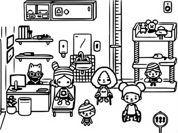 35+ Desenhos do Toca Life World para Imprimir e Colorir/Pintar