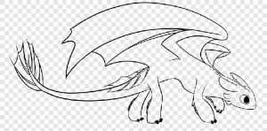 55+ Desenhos do Dragão Banguela para Imprimir e Colorir