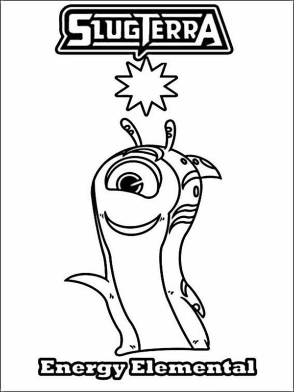elemental para pintar Desenhos de Slugterra para imprimir