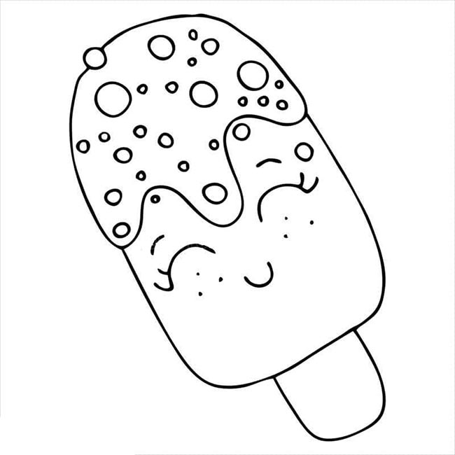 37+ Desenhos de Picolé para Imprimir e Colorir/Pintar