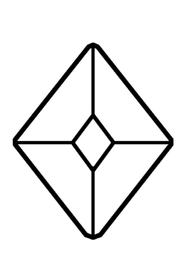 forma de diamante forma de diamante