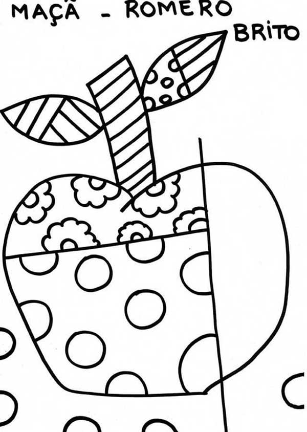35+ Desenhos do Romero Britto para Imprimir e Colorir/Pintar