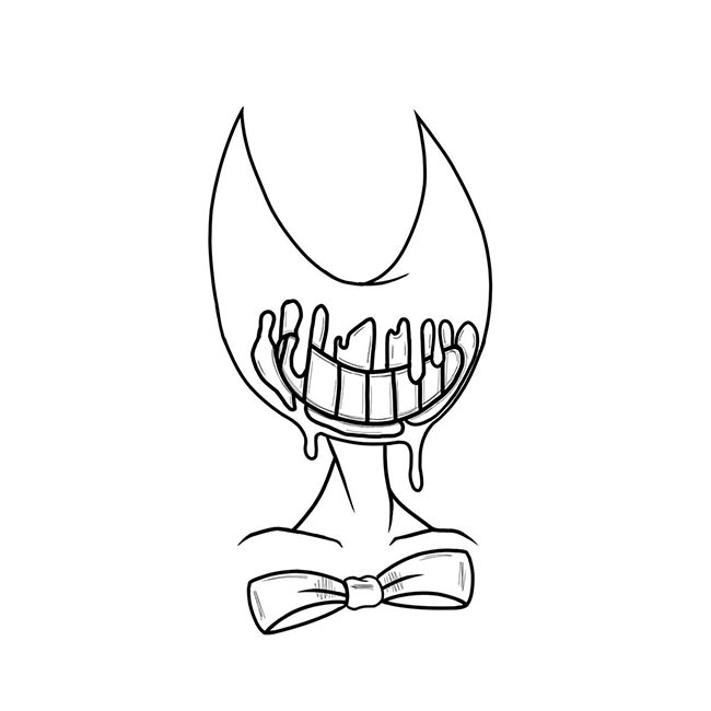Desenhos do Bendy para colorir