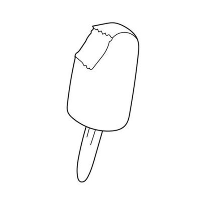 desenhos de picolé para pintar