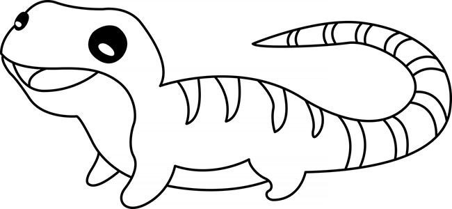 para download 1 5 desenhos de lagartixa para imprimir