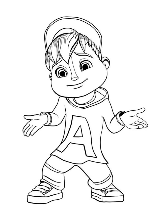 37+ Desenhos de Alvin e os Esquilos para Imprimir e Colorir/Pintar