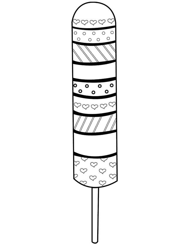 desenhos de picolé para colorir